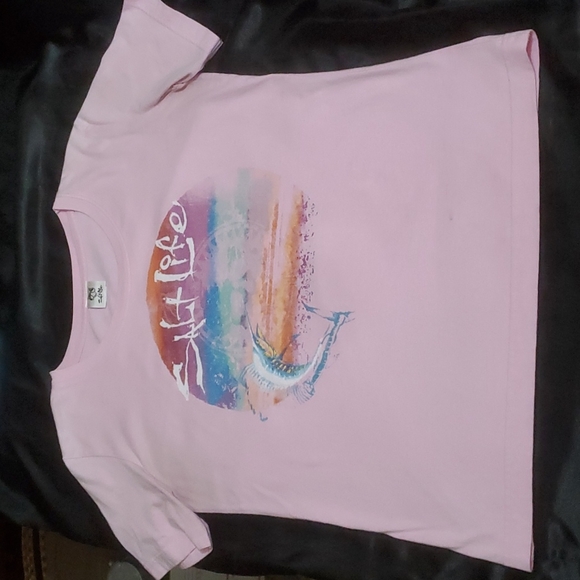 SALT LIFE T-Shirt-Womens Pink Short Sleeve-Front Graphic Fish Ocean-VGUC-Sz M - Picture 4 of 9